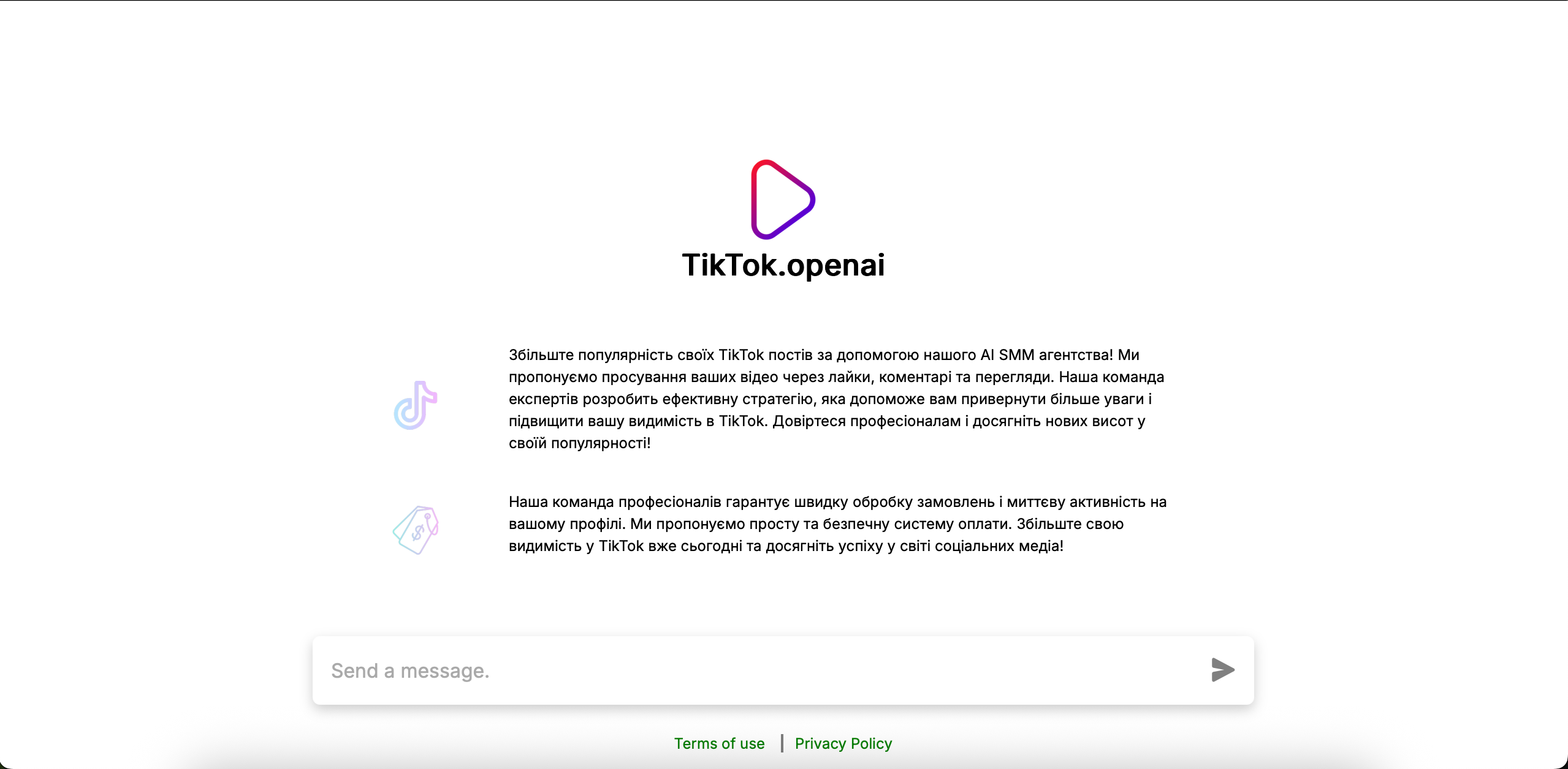 Django TikTok SMM Platform - Web Application preview