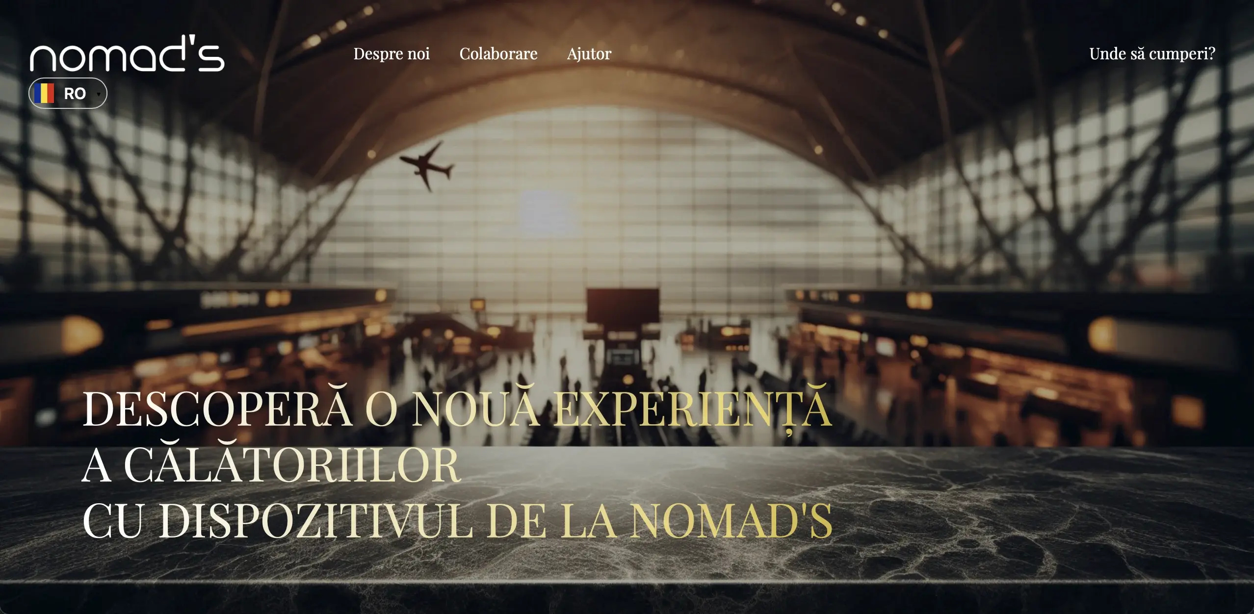 Nomads News Portal - WordPress website preview